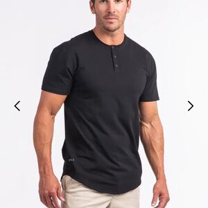 BYLT Men’s black Henley, XL, NWT